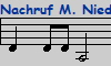 Nachruf M. Niedling